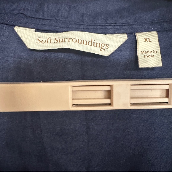 Soft Surroundings Blue Floral Jacket - Picture 5 of 8